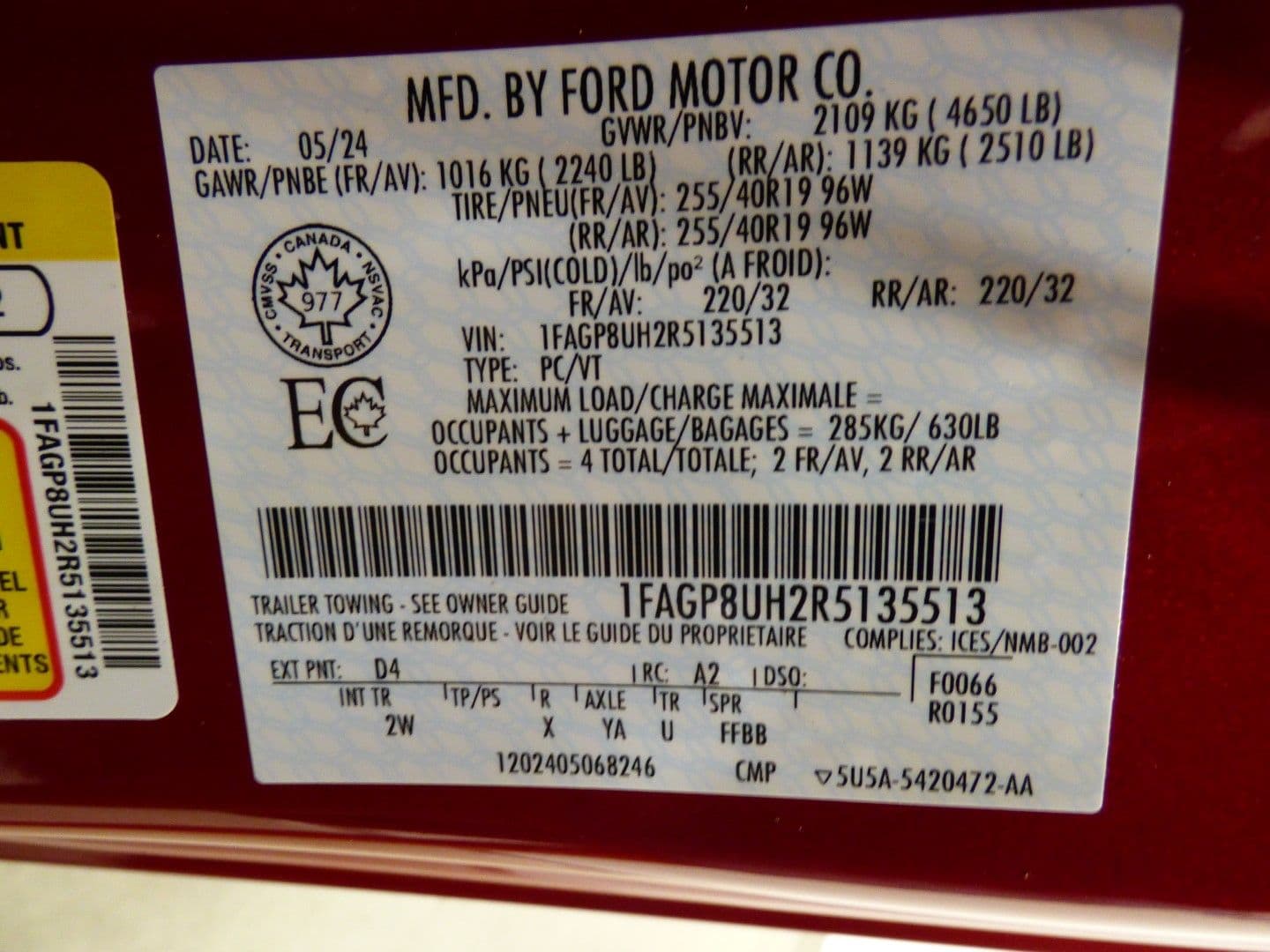 Ford Mustang 2024 - Image 37